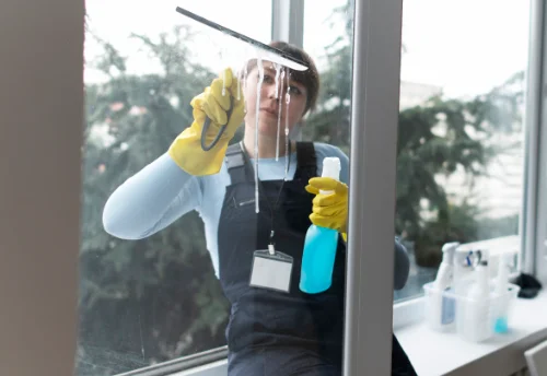 Nettoyage de vitres intérieures et extérieures à Chauffry